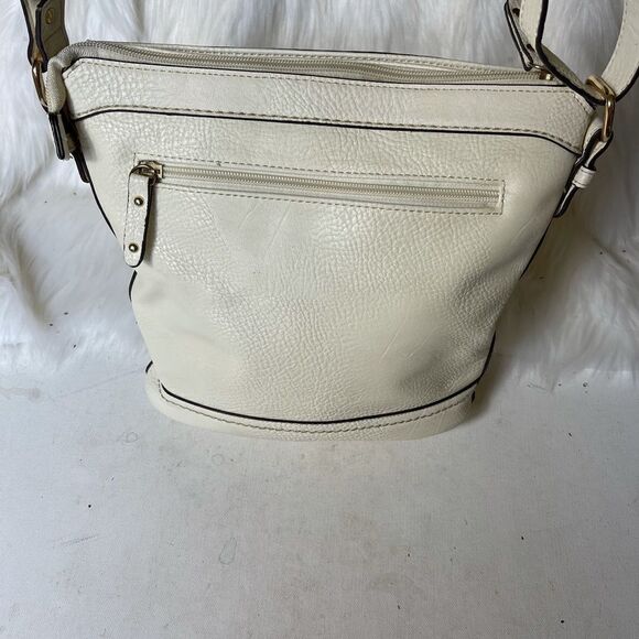 B.O.C Born Concept beige & straw weaving crossbody bag with gold tone ha… - Picture 2 of 12